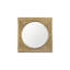 Martina Square Brass Wall Mirror