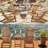 Foldable Outdoor Adirondack Set