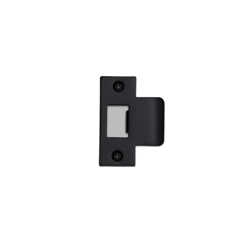 Pocket Door Hardware, 2.75" H x 1.98" W x 0.44" D, Black