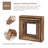 Mekela Solid Wood Floating Shelf-630830384