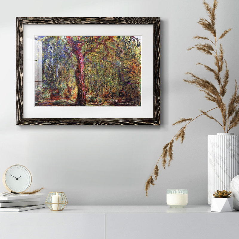 Weeping Willow 4, 1919 - Reproduction d'un seul cadre photo, Noir, H 18 po x l 26 po x P 1,5 po