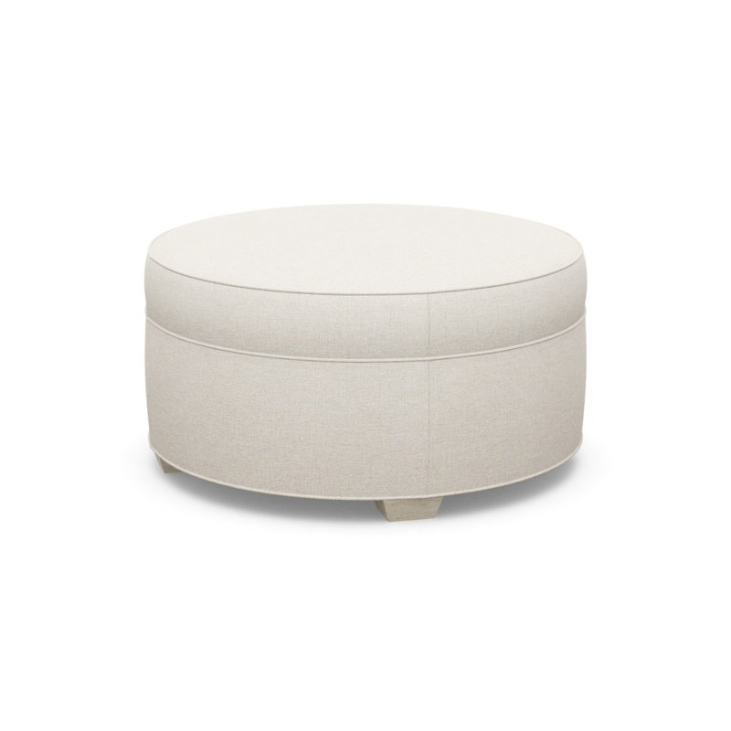 Ottoman Shop Round Ottoman, 5246-70, Sandstone