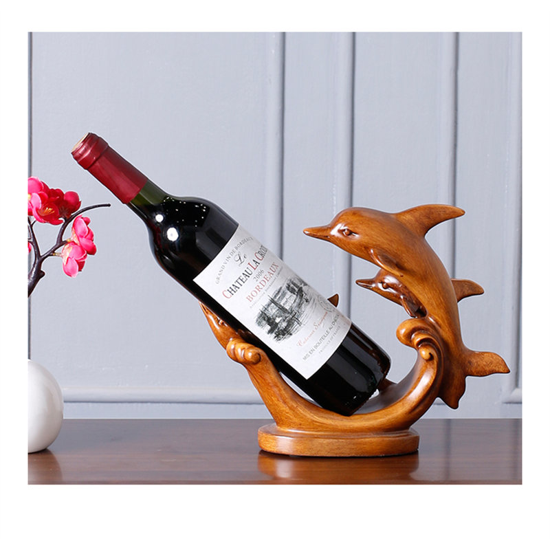 Marazi Tabletop Wine Bottle Rack, Brown