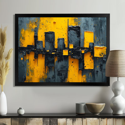 Cityscape Geometric Pulse II - Cityscape Wall Art