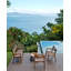 Banc de jardin en bois Marvine