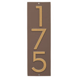 Floating 1-Line Wall Address Plaque
