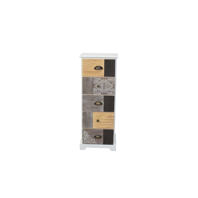 Ramel 35cm W 5 - Drawer Chest of Drawers