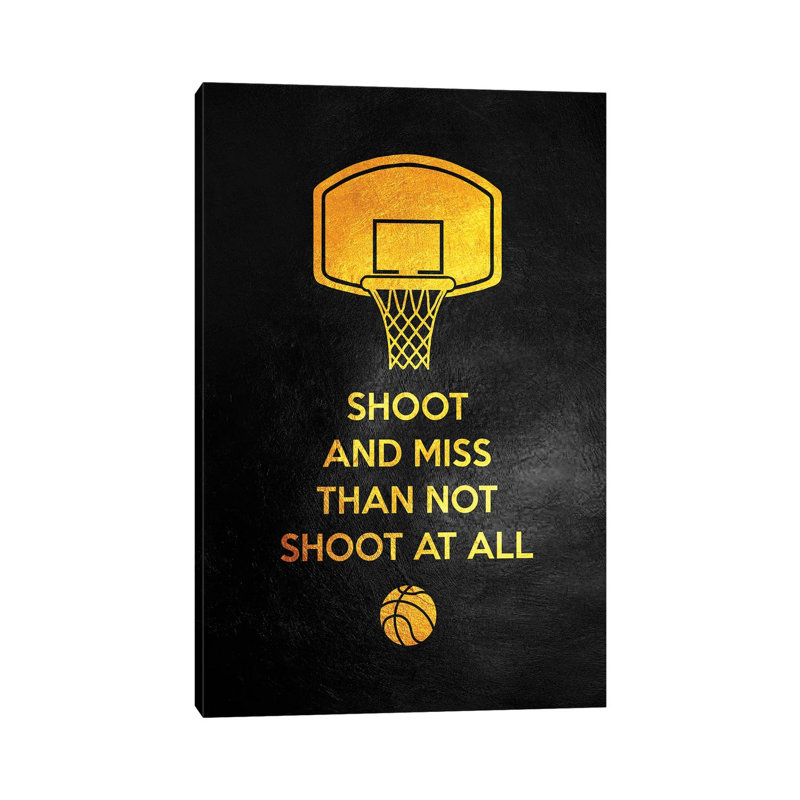 Just Shoot It 1 Piece Wrapped Canvas Wall Art, 20.32 cm H x 30.48 cm W