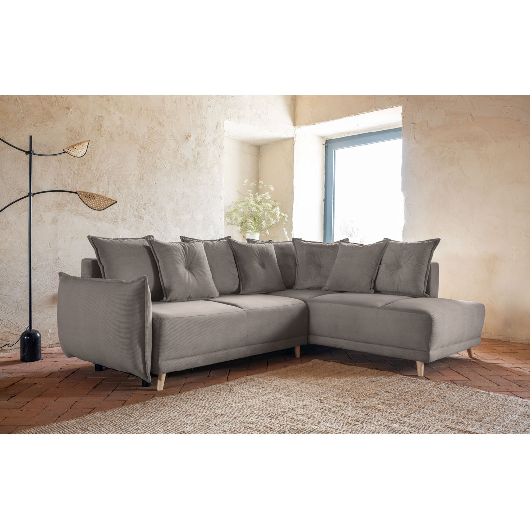 Lazy Lukka Ecksofa mit Bettfunktion und Bettkasten