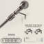Almera Adjustable Curtain Pole/Rod Long-lasting Set for living room, bedroom, kitchen-1434267613-1434267614