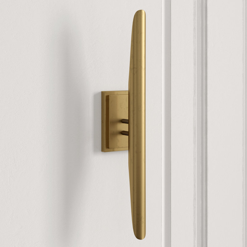 Redford 2 - Light Armed Sconce, Natural Brass