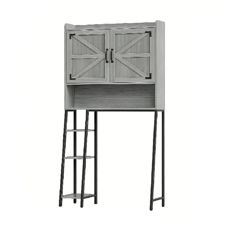 Armoire de rangement au-dessus de la toilette, Chêne