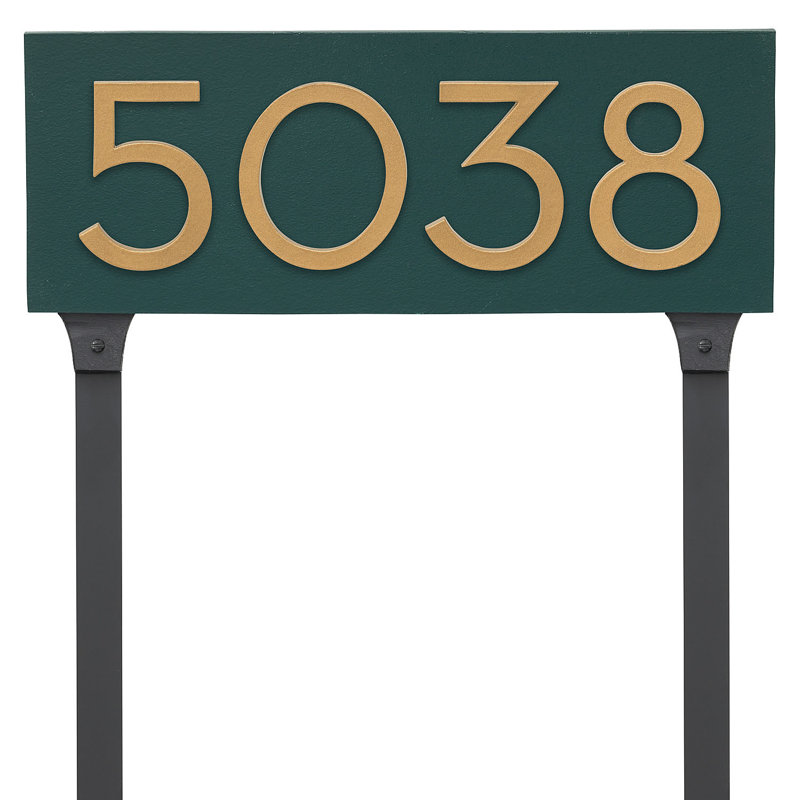 Rectangle, Vert chasseur / or, Oui