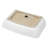 Stufurhome 15'' White Ceramic Rectangular Bathroom Sink