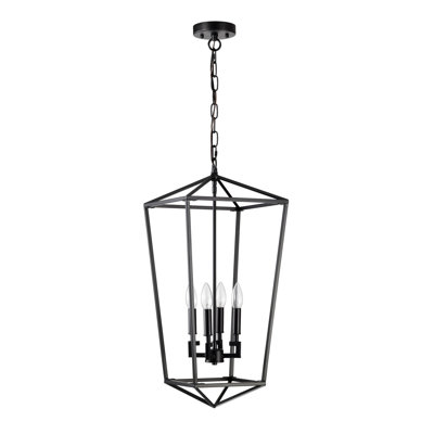 Bourdeilles Iron Geometric Chandelier