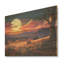 Coucher de soleil au coucher du soleil, sentier des paysages I - paysage sur bois-319542228