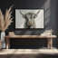 Impression sur toile Serene Longhorn Portrait-2112416425-2112416431
