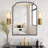 Iron Framed Arched Wall Mirror for Bathroom & Bedroom-732251733-732251732