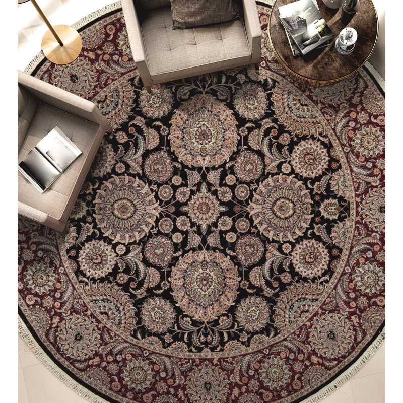 Manchuria One-of-a-Kind Round 8' x 8' Hand Knotted Area Rug