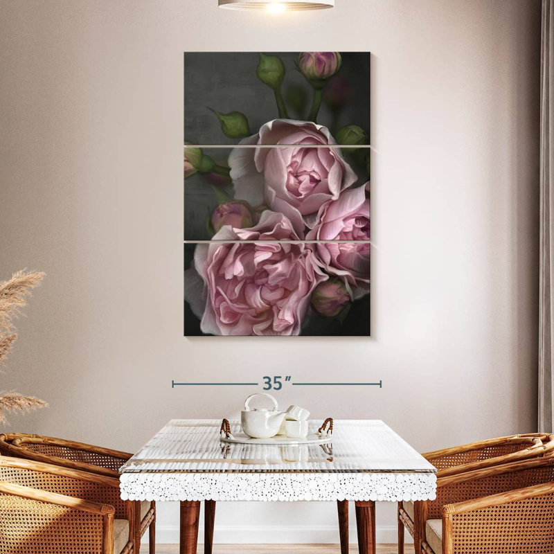 Bouquet de pivoines roses Harnek, H 50 po x l 32 po
