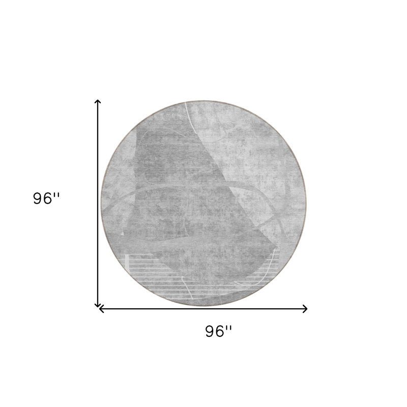 Tapis rond 8 po