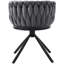 31cm H Tufted Velvet Upholstered Metal Armchair-1938997164-1914789562