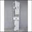 Versatile Narrow Bathroom Cabinet With Multiple Compartments And Adjustable Shelves