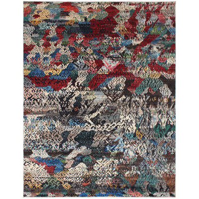 Rectangle 276 cm x 360 cm Geometric Hand Knotted Area Rug