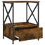 Ardi 50cm W Iron Bedside Table-412225814