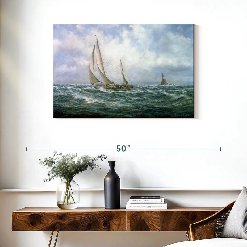 Mehar Fastnet Abeam, 24" H x 36" W