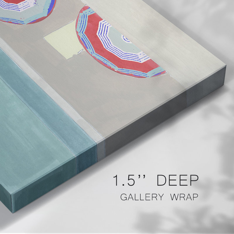 Toile tendue près de la piscine II, H 8 po x l 12 po