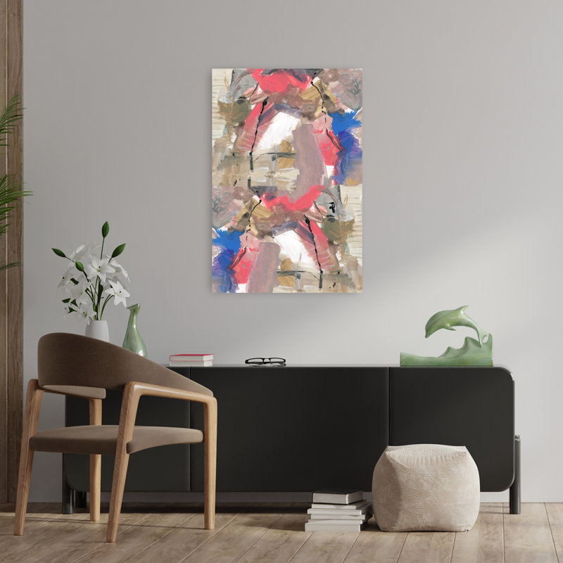 Art contemporain contemporain abstrait géométrique, H 36 po x l 24 po