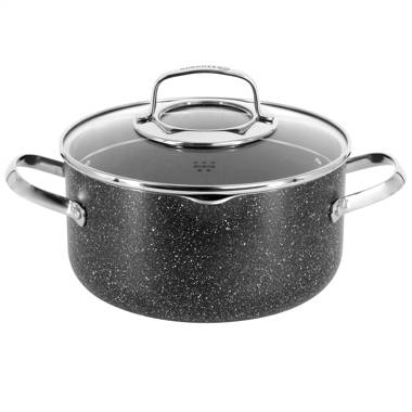 Korkmaz Classic 18/10 Stainless Steel Dutch Oven Shallow Silver 8 Quart