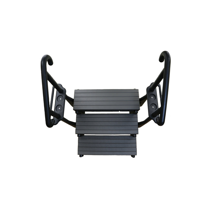 Signature 3 Tread Spa Steps, Deep Grey