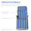 Aalilah 75cm Long Reclining Single Chaise with Cushions-55968981