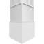 Colonne carrée classique non capitonnée Craftsman avec capitonnage standard et base-71012905