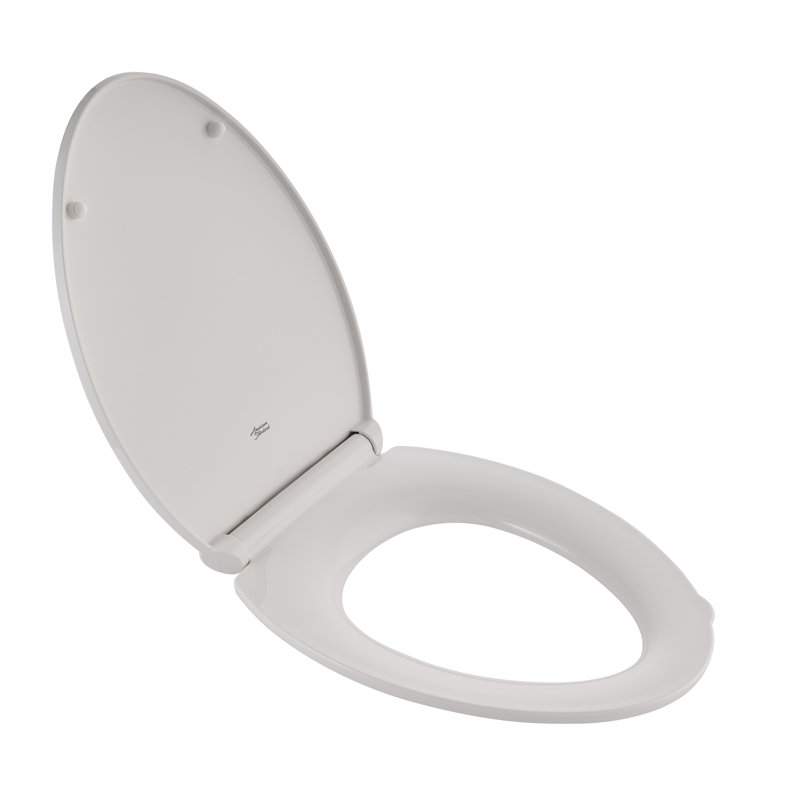 White Elongated Soft Close Toilet Seat with Ever Clean Surface