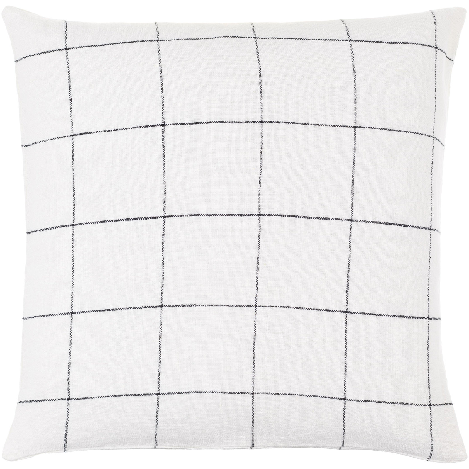 Alcona Linen Pillow Cover, Down, 22" x 22"