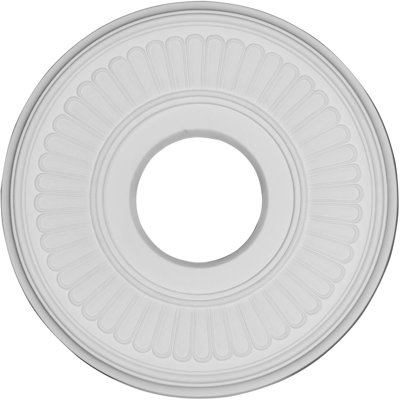 Médaillon de plafond Endurathane Berkshire, P 11 1/2 po x P 3 1/2 po x P 1 po, apprêté en usine