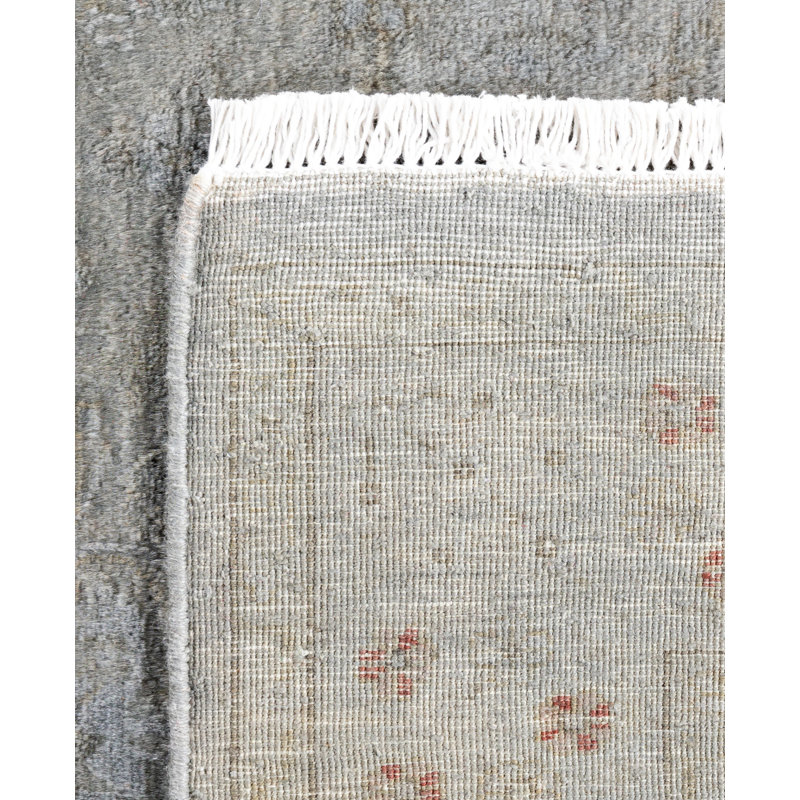Overdyed One-of-a-Kind 3' 1" x 5' 1" Hand Knotted Area Rug