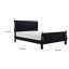 Lit-bateau pleine grandeur Vele, style Louis Philippe, noir bruni-124561815-124561816