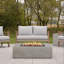 Ashling 42" Square Concrete Propane Fire Pit Table by Jensen Co.-535302942