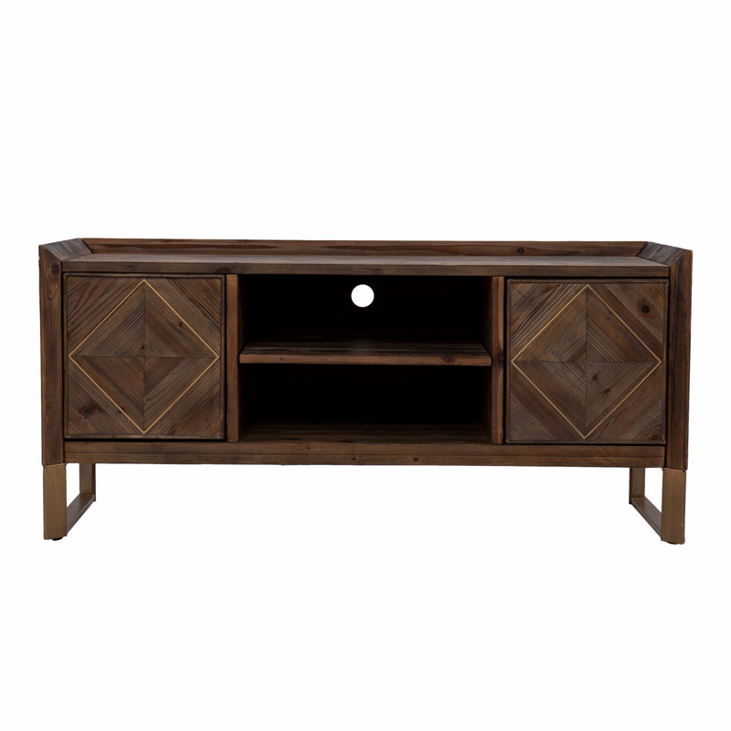 Meuble télé, console multimédia en bois pour le salon
