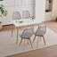 Dining Chairs - Nordic Style Dining Chair - Mesh Backrest - Solid Wood Legs-1956994511-1958533017