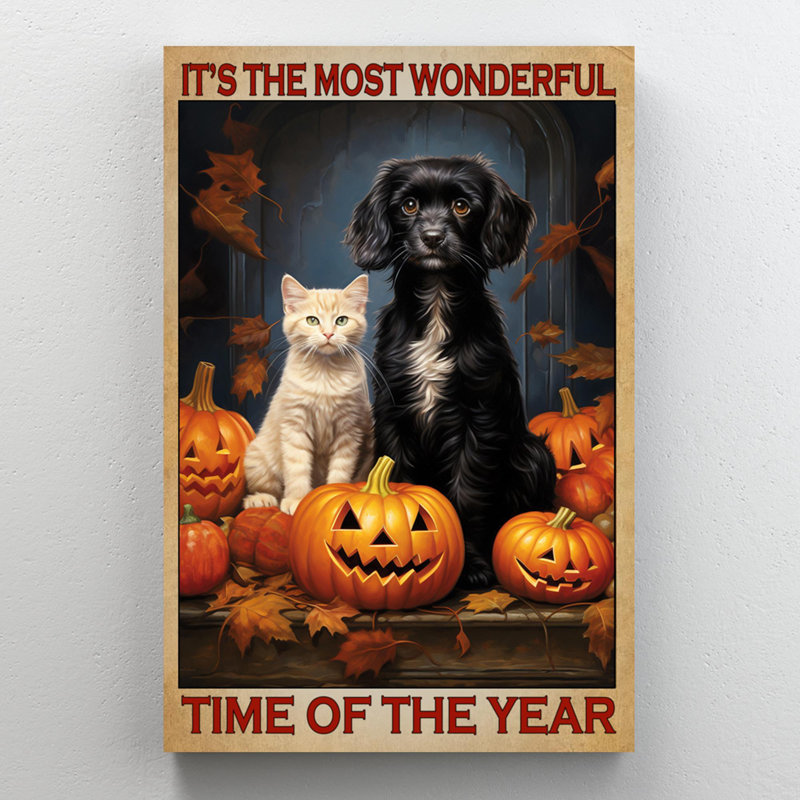 Halloween de l'année - 1 pièce rectangulaire Halloween de l'année, H 36 po x l 24 po x P 1,25 po