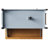 52'' Drop Leaf Kitchen Island, Blue Grey. Spacious Storage With 2 Doors, 5 Drawers, Towel & Spice . Adjustable Shelf. Mobile On Wheels, Lockable. And Oak Veneer. Classic Charm Island Leaf, Abundant-136766556
