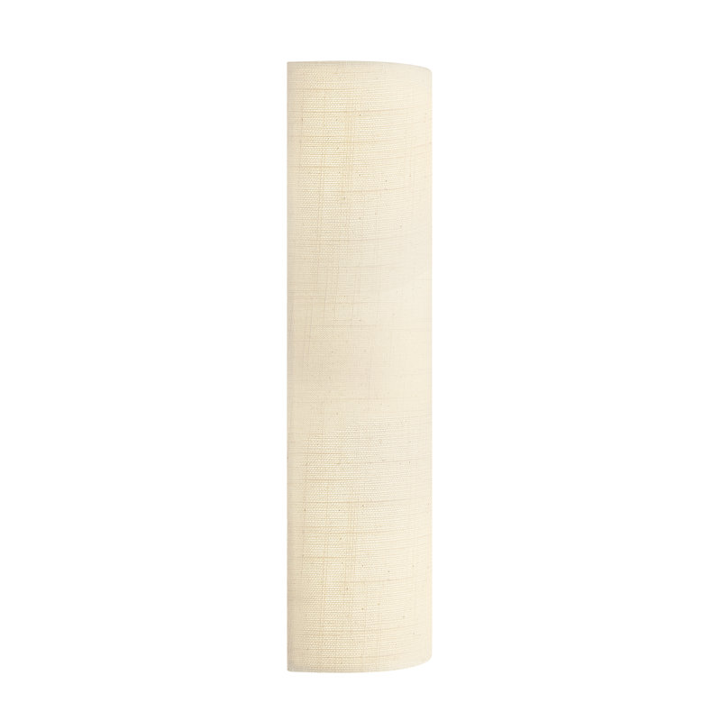 Textile - Applique murale classique en tissu tube ADA - Lin crème, Crème ; lin