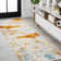Sunset Modern Abstract Orange/Multi Rug