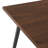 Lowry Square Dining Table, Modern Industrial Style with Metal Legs, Seats 8-100083378-100083377