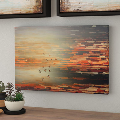 « night flight » par parvej taj,-reproduction de photo sur toile tendue